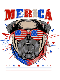 Pugs Rockeros y Patriotas